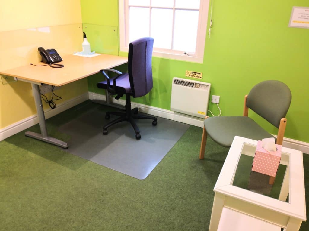 Room rental for psychotherapy counselling cbt in derby